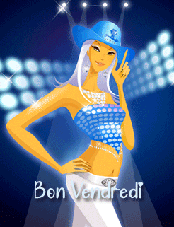 Gif animé Bon vendredi femme